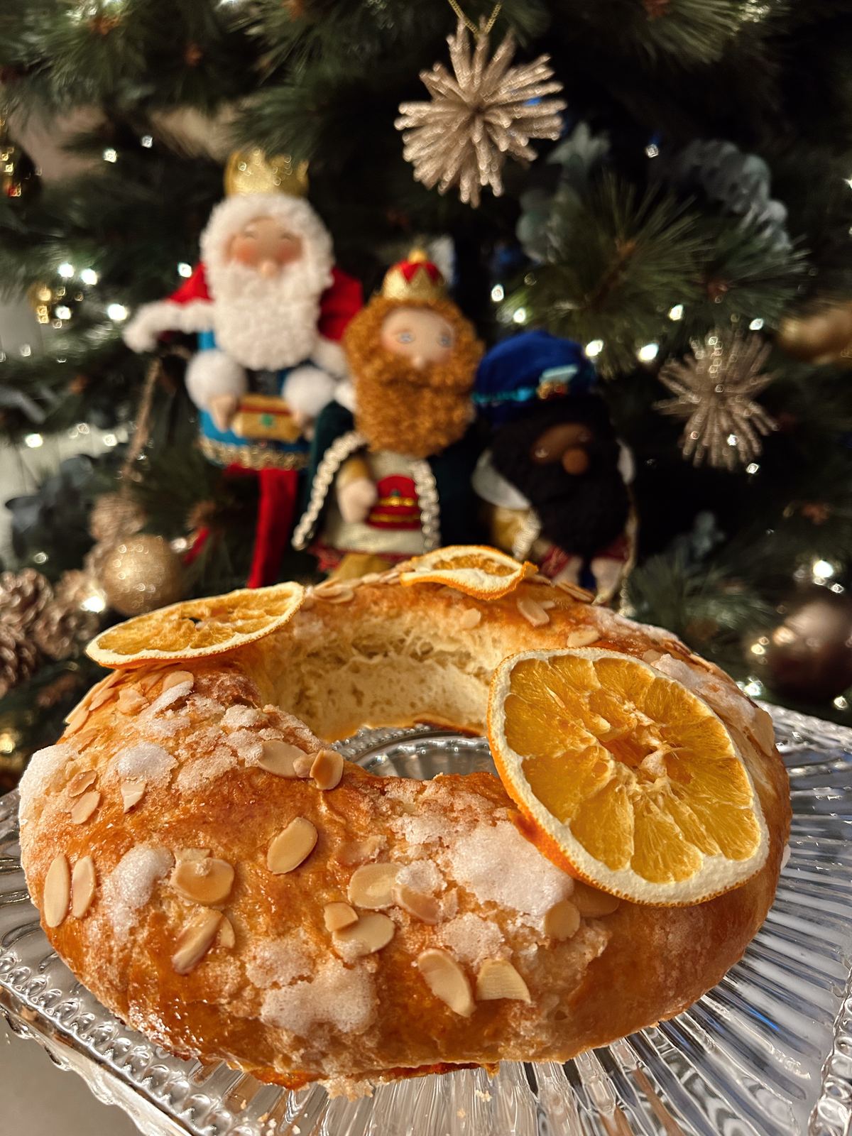Roscón de Reyes artesanal